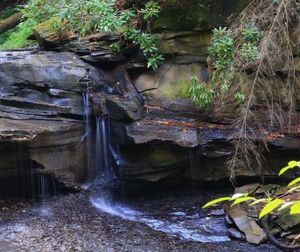 River flowing through rocks