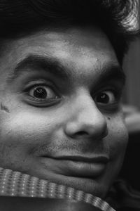 Close-up portrait of boy