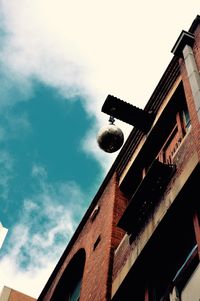 Low angle view of building against sky