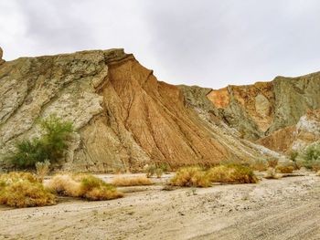 View of rock formations