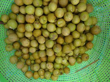 Full frame shot of fruits for sale in market