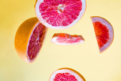 Close-up of fruit slices