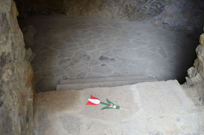 high angle view
