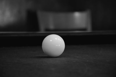 Close-up of ball on table