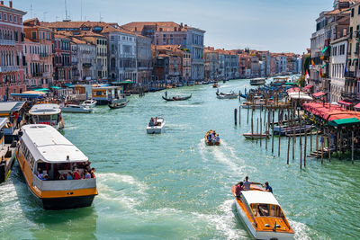 Amazing view on the beautiful venice, italy.