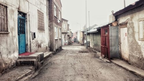 Narrow alley in town