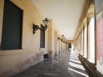 Corridor of building