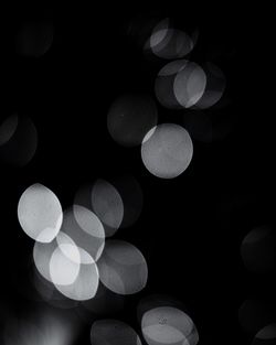 Defocused image of illuminated lights