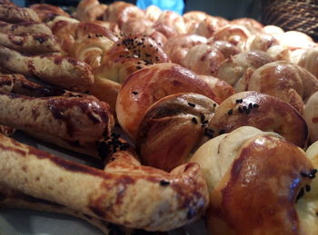 Close-up of meat on barbecue grill