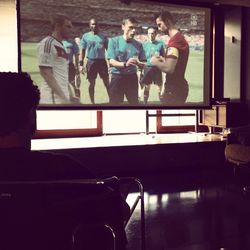People sitting in train