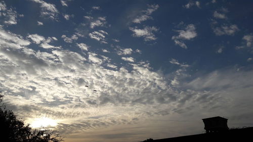 Low angle view of sky