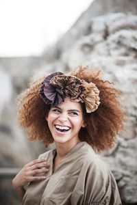 Portrait of a smiling young woman