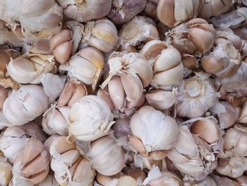 Full frame shot of onions for sale