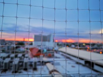 Full frame shot of railroad tracks against sky