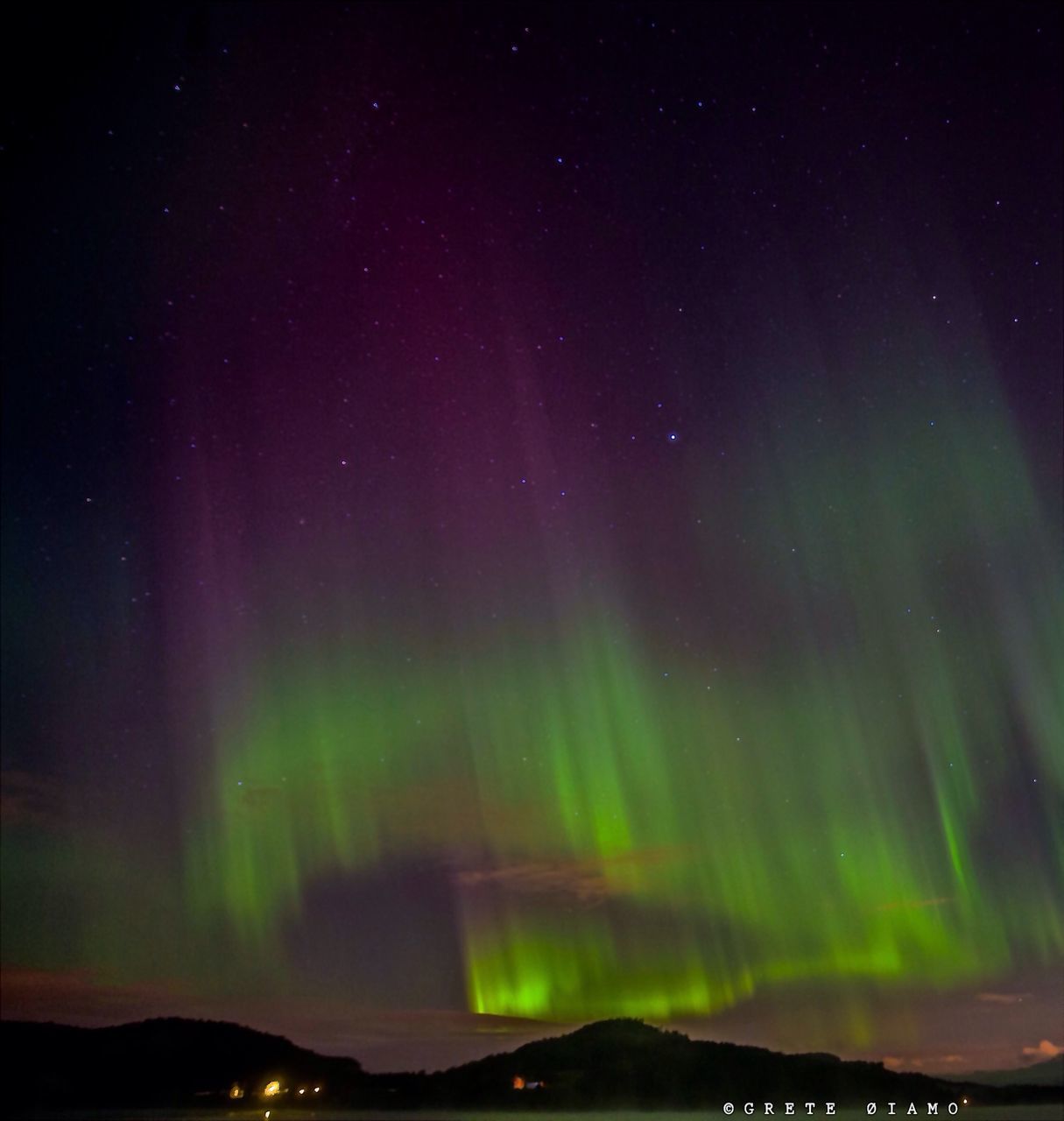 ILLUMINATED STARS IN SKY AT NIGHT