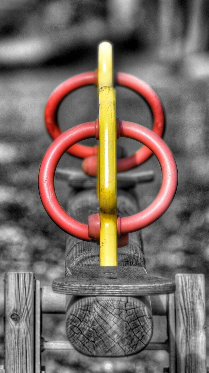 metal, close-up, red, focus on foreground, metallic, rusty, safety, protection, security, handle, no people, still life, day, single object, chain, wooden, wood - material, lock, outdoors, yellow