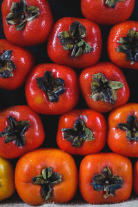 Full frame shot of strawberries