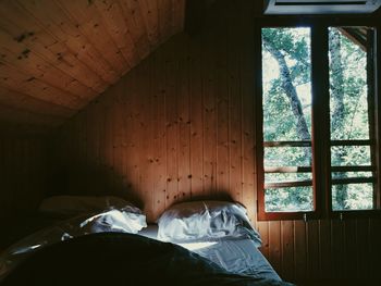 Low section of house by window in building