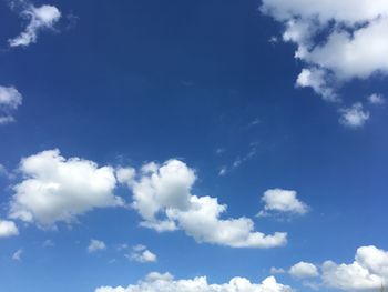 Low angle view of clouds in sky