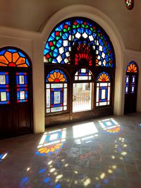 Interior of church