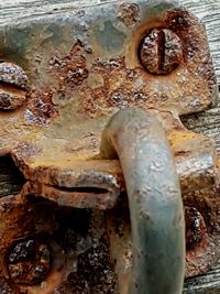 Close-up of rusty metal