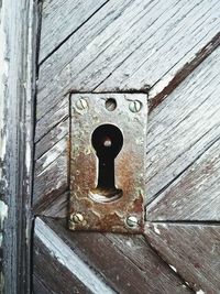 Full frame shot of metal door