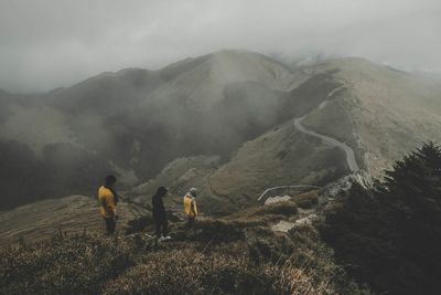 People on mountain 