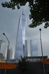 Low angle view of skyscrapers