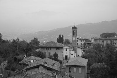 Residential buildings against sky