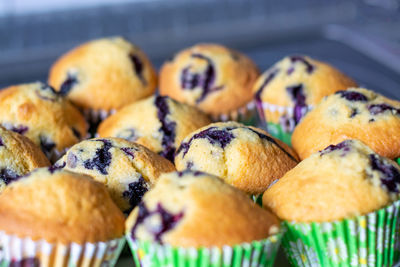 Close-up of cupcakes