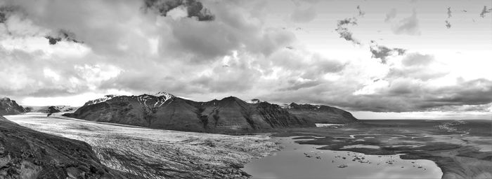 Panoramic view of sea against sky