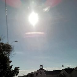 Low angle view of built structure against sky