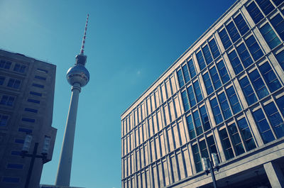 Low angle view of modern building