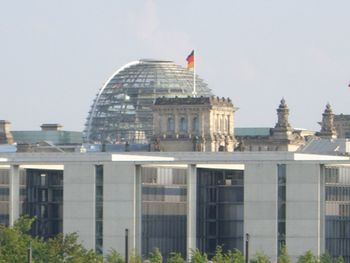 Low angle view of building against sky