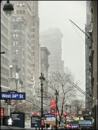 View of buildings in city