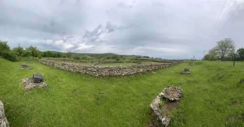 Panoramic view of landscape against sky