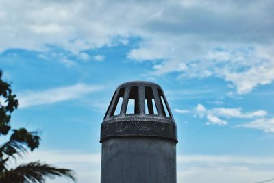 Low angle view of tower against sky