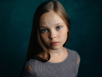 Close-up portrait of girl