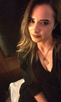 Close-up portrait of young woman