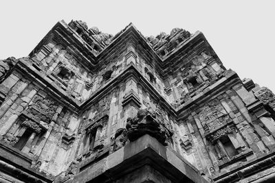 Low angle view of cathedral against clear sky