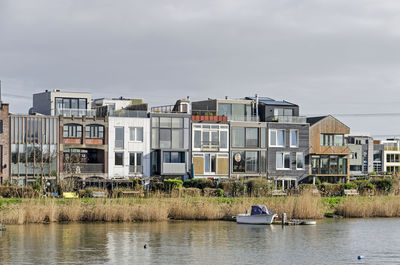 New waterfront houses in amsterdam ijburg