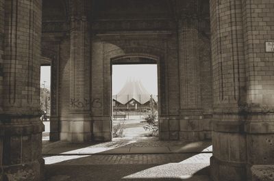 Tempodrom seen through doorway