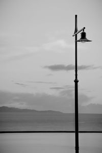 Bird perching on a sea