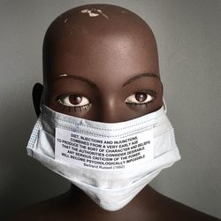 Close-up portrait of a serious young man