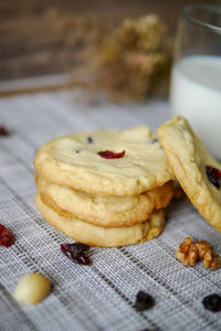 Close-up of cake on plate