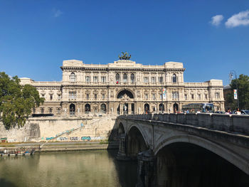 View of arch bridge