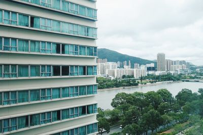 Modern cityscape against sky