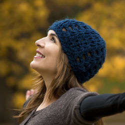 Portrait of young woman looking away