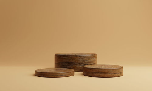 Close-up of coins on table