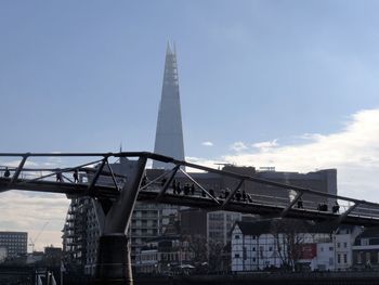 Low angle view of cityscape